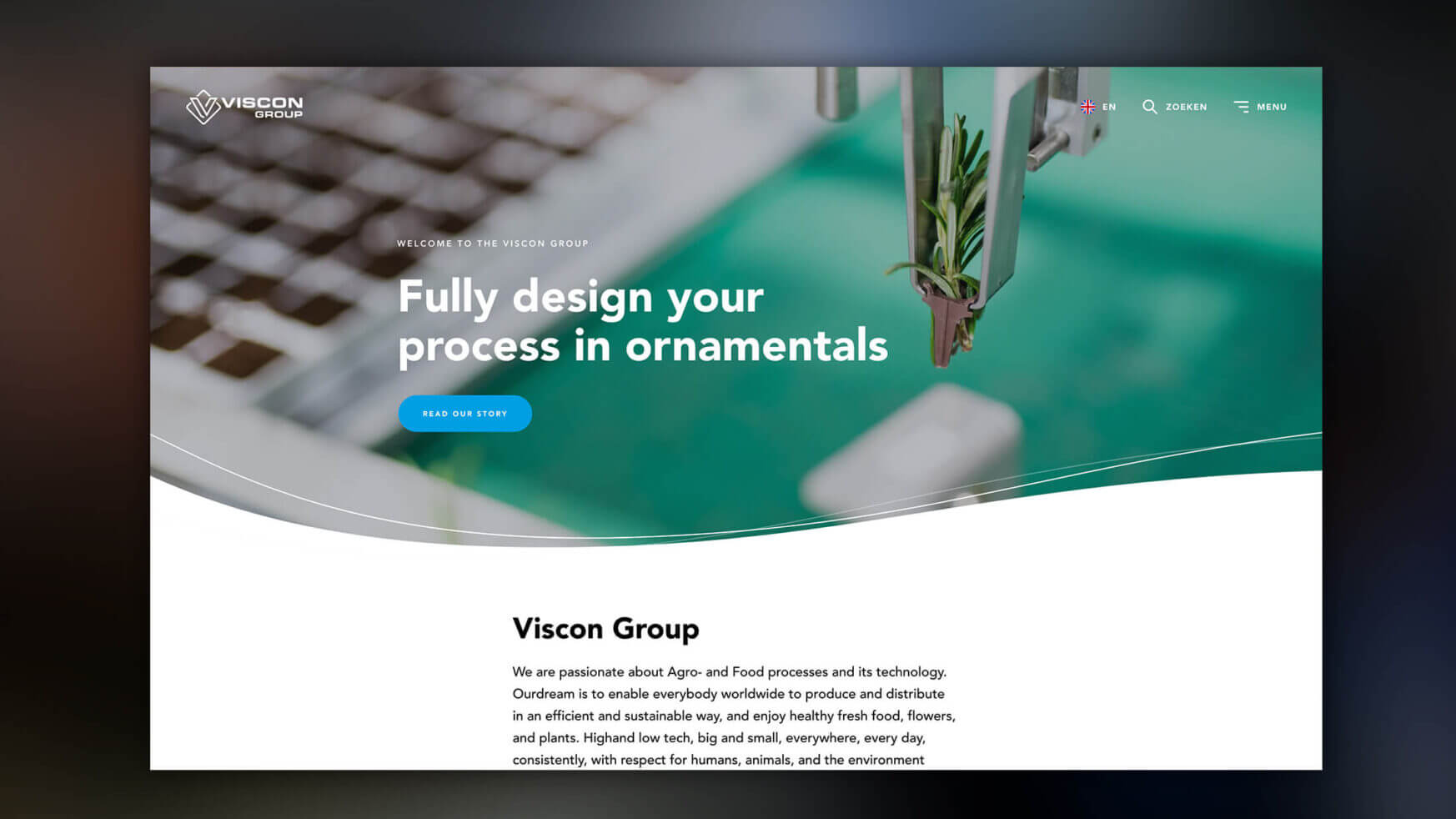 Krijg volledige controle over het ontwerp van sierplanten met Viscon Group.