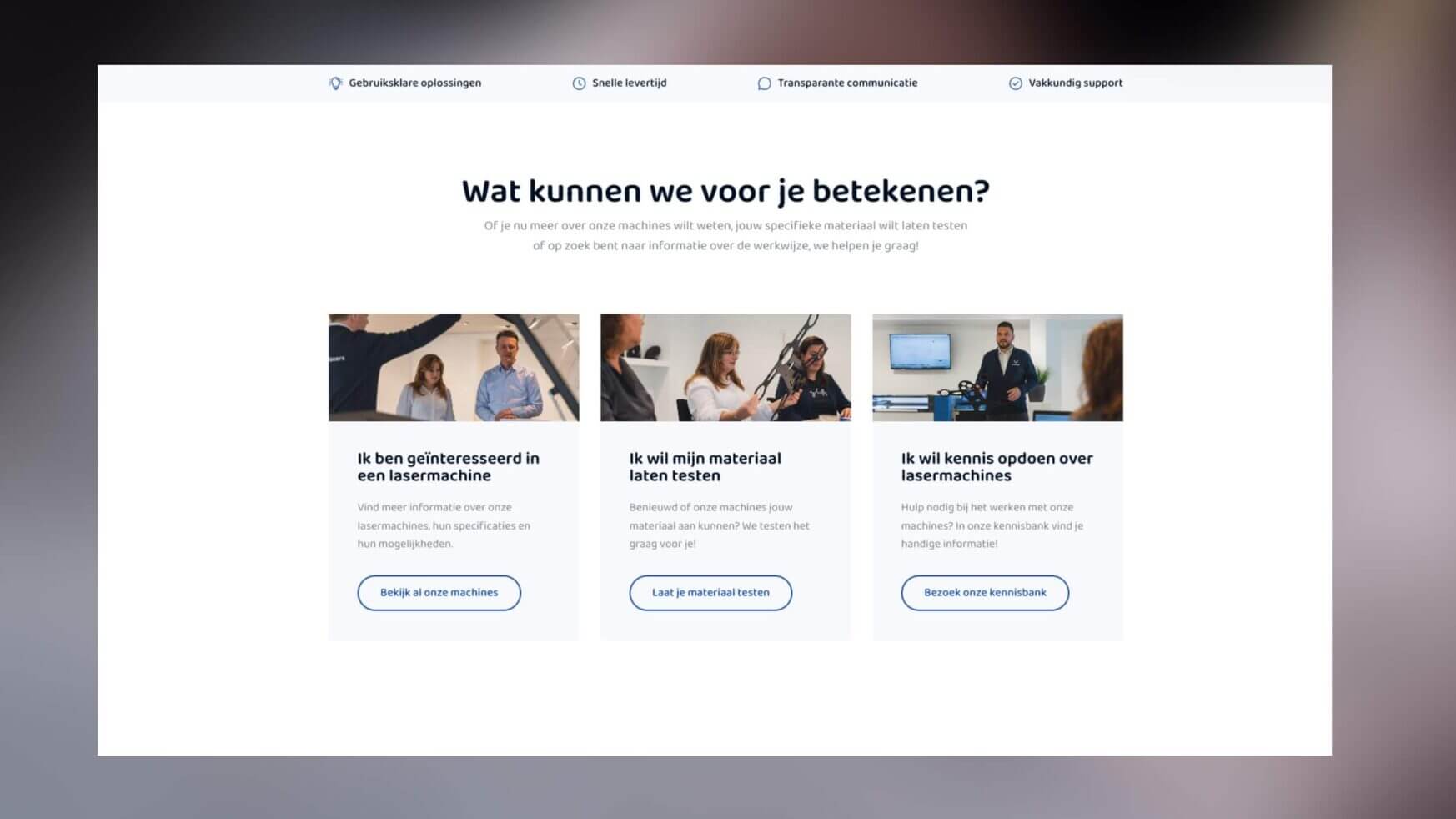 Bezoek Vrotech voor machinedetails, materiaaltesten en leermiddelen.