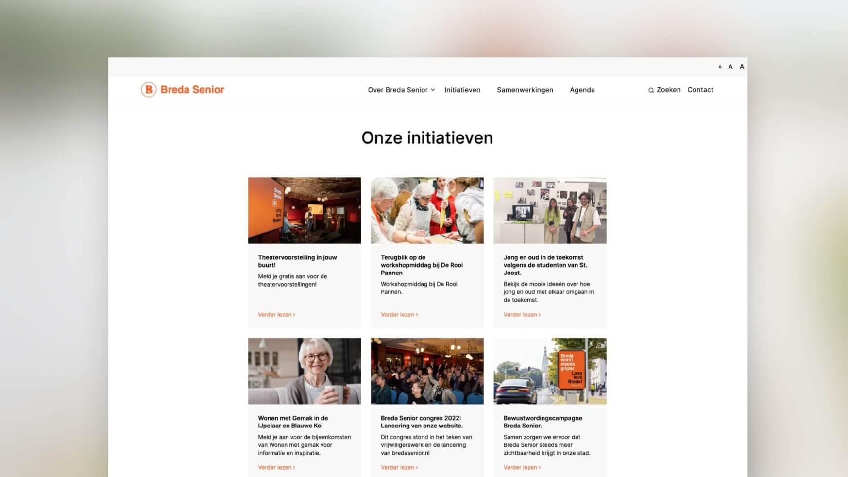 Ontdek gemeenschapsinitiatieven bij Breda Senior met foto's en updates.