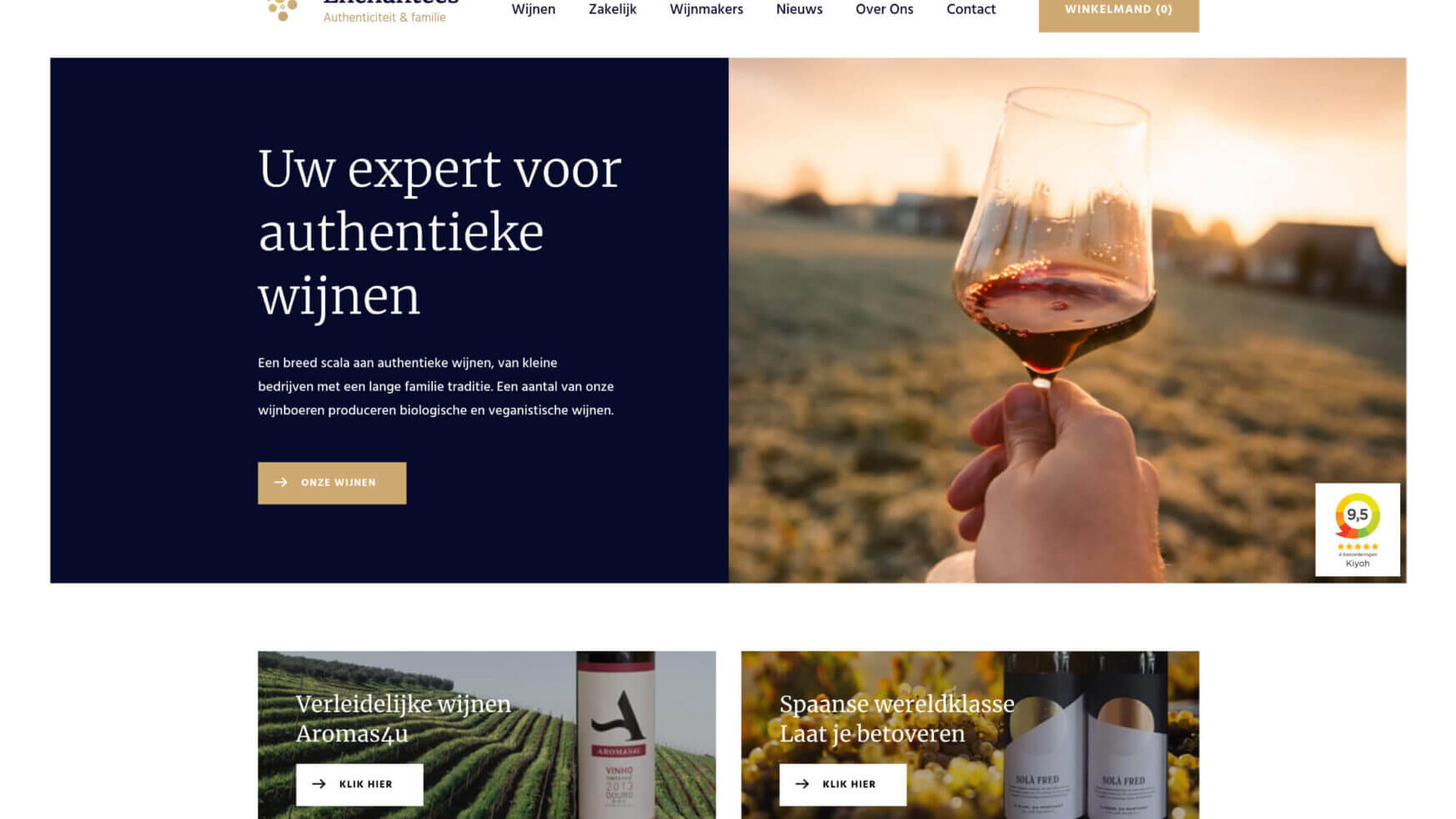 Bezoek de website van Les Bulles Enchantées: elegante wijnpresentaties en boeiende Nederlandse teksten die iedereen betoveren!.