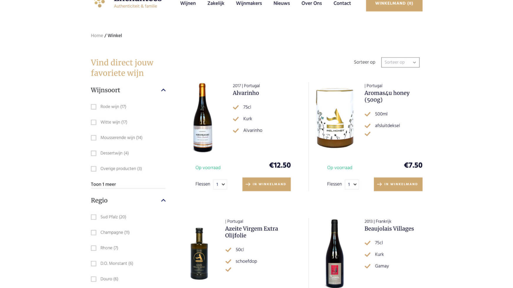 Welkom in onze wijnwinkel! Ontdek topwijnen zoals Les Bulles Enchantées. Bekijk prijzen en sorteer eenvoudig voor een soepele selectie.